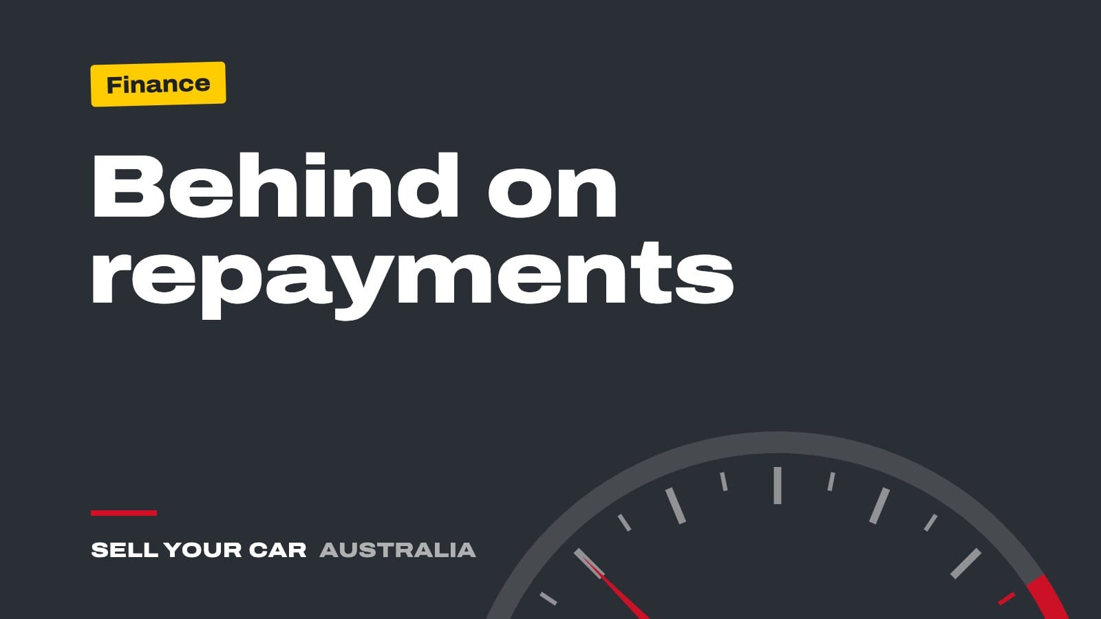 Guide cover: Behind on repayments