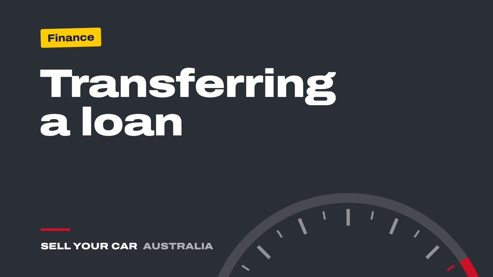 Guide cover: Transferring a loan