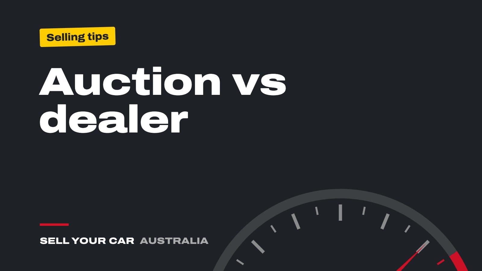 Guide cover: Auction vs dealer