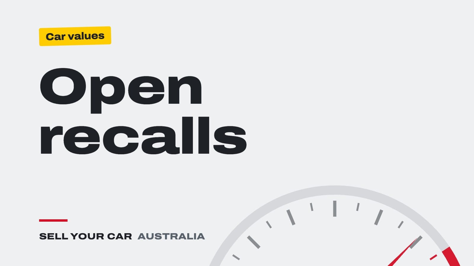 Guide cover: Open recalls