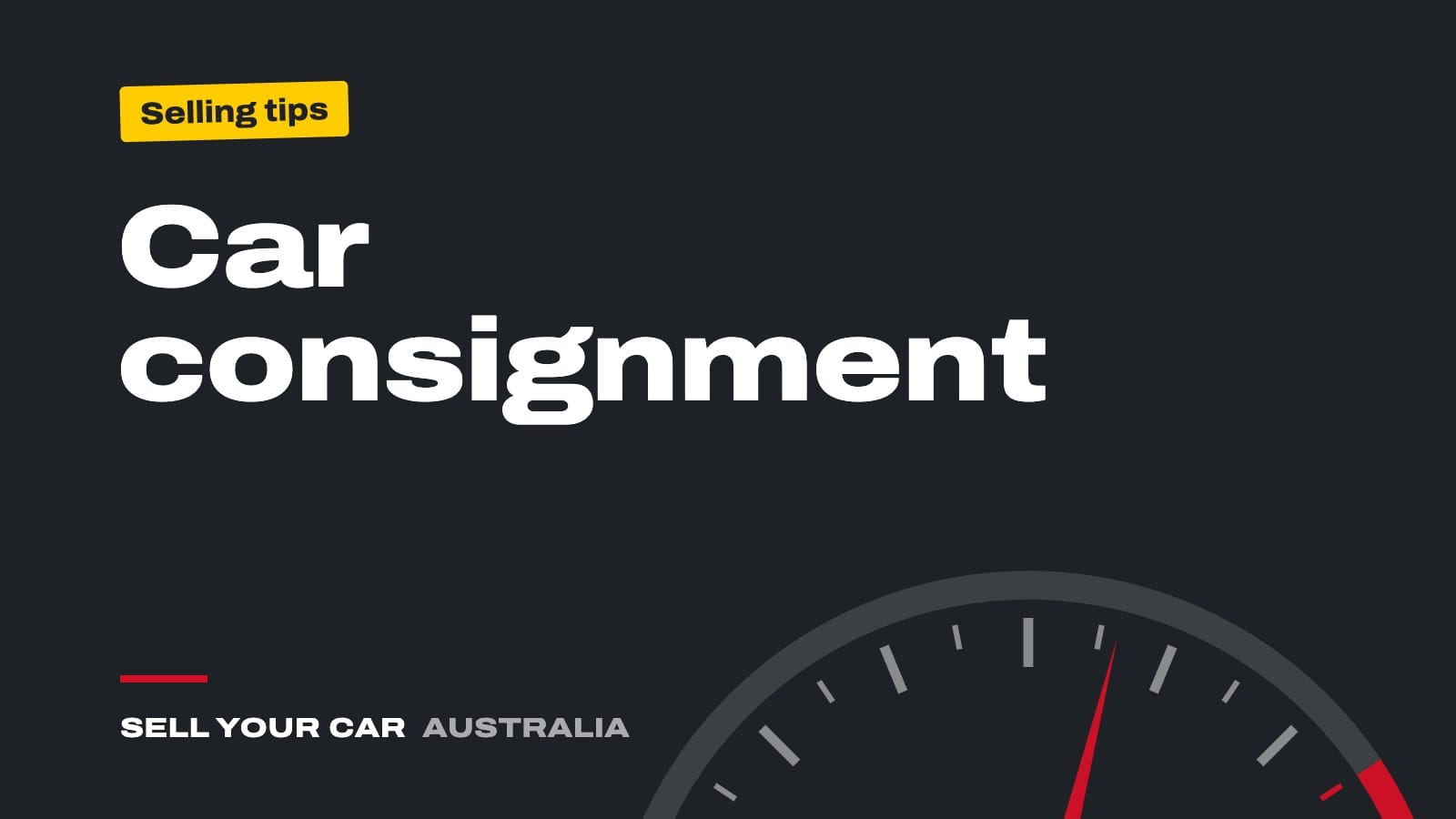Guide cover: Car consignment