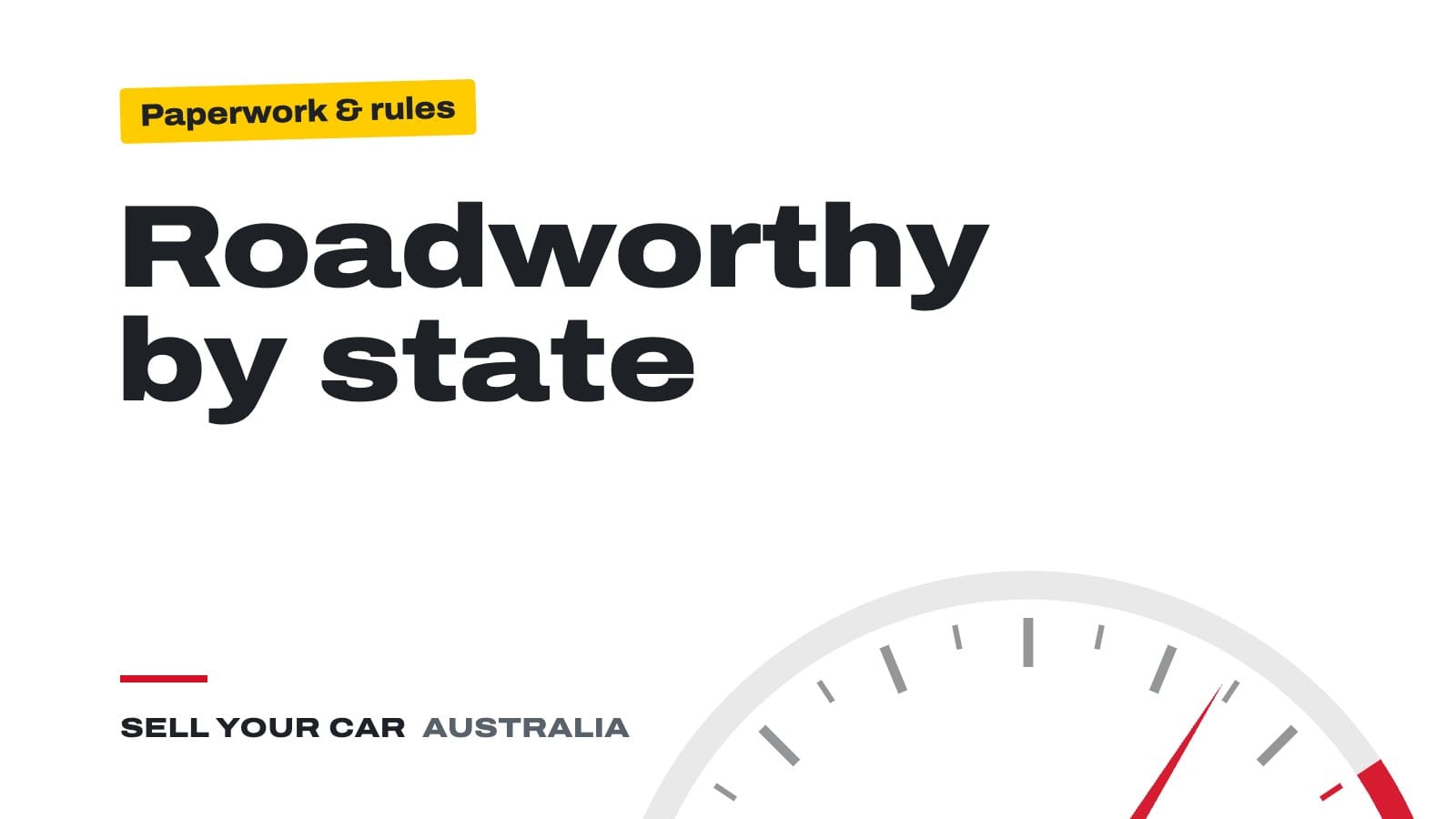 Guide cover: Roadworthy by state