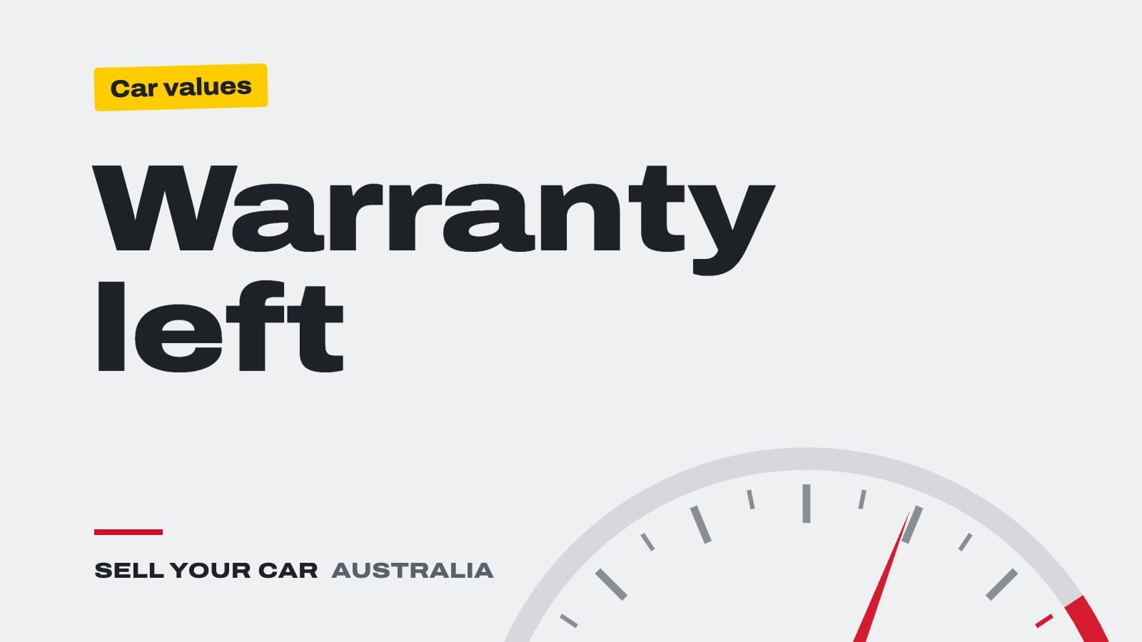 Guide cover: Warranty left