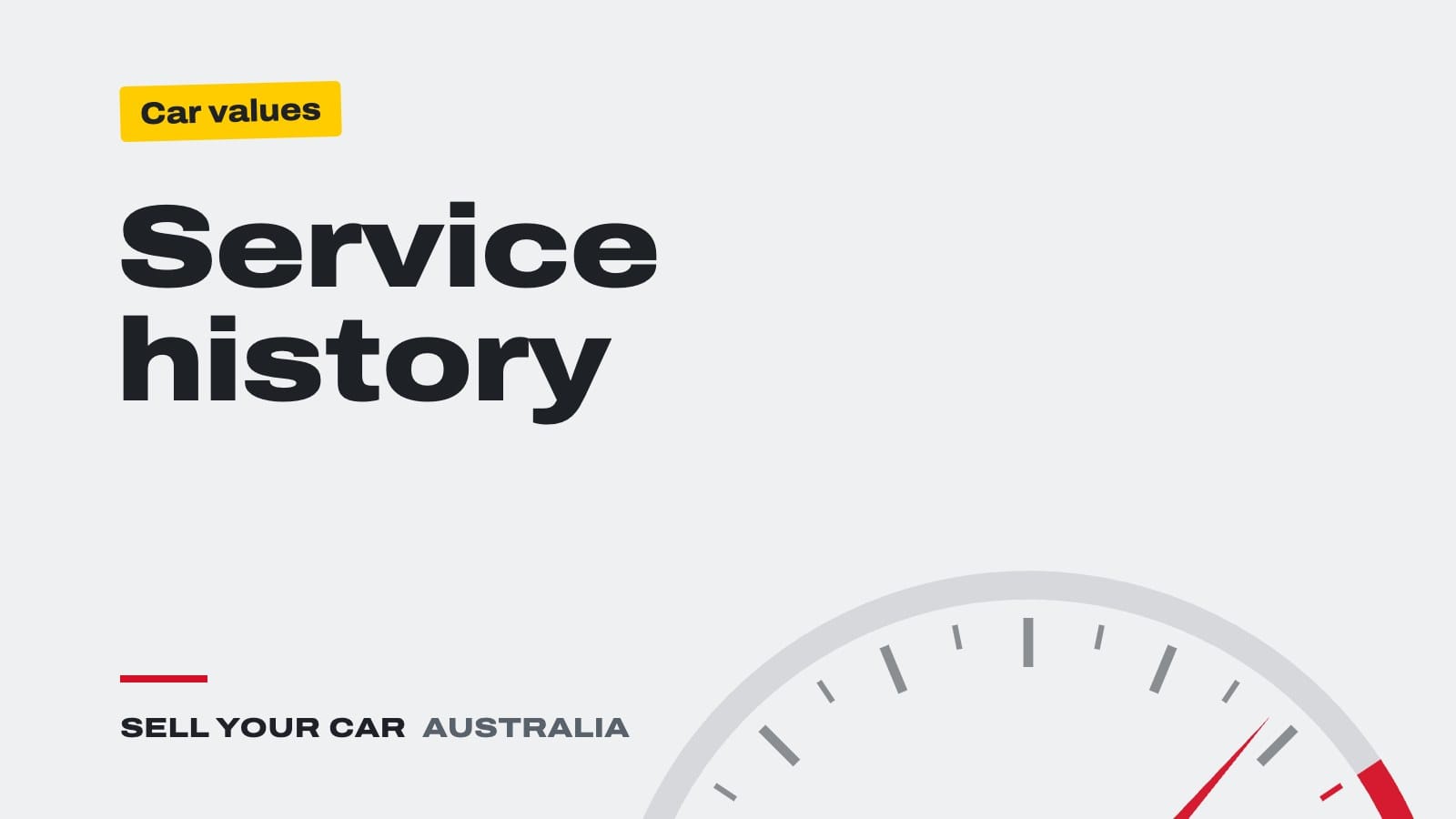 Guide cover: Service history
