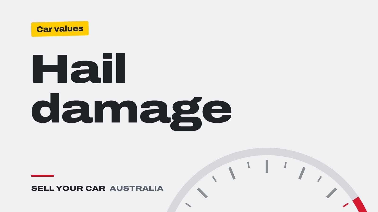 Guide cover: Hail damage