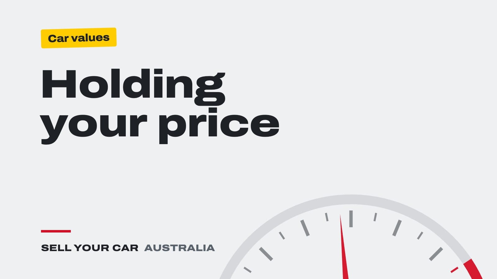 Guide cover: Holding your price