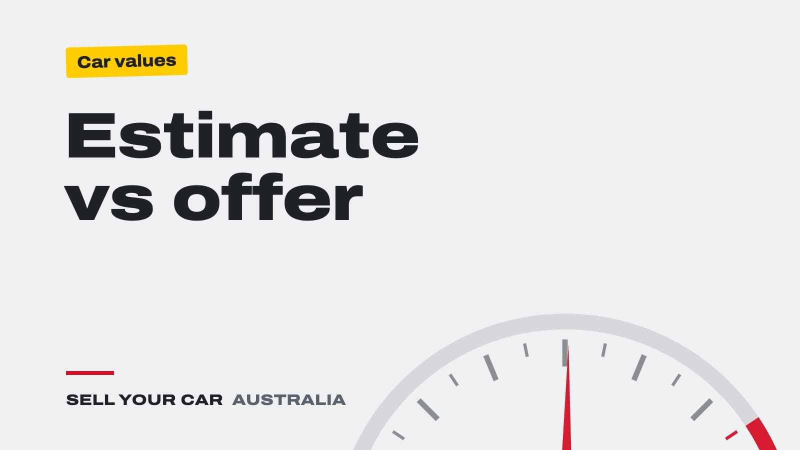 Guide cover: Estimate vs offer