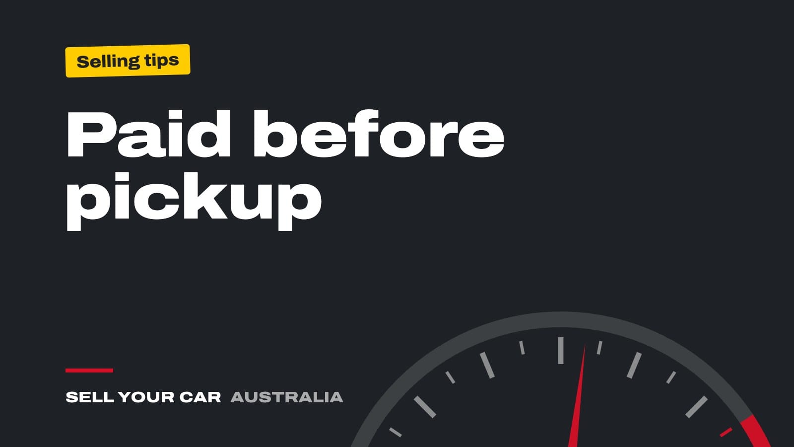Guide cover: Paid before pickup