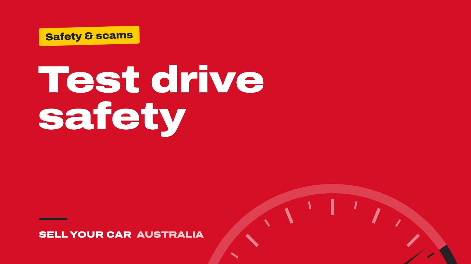 Guide cover: Test drive safety