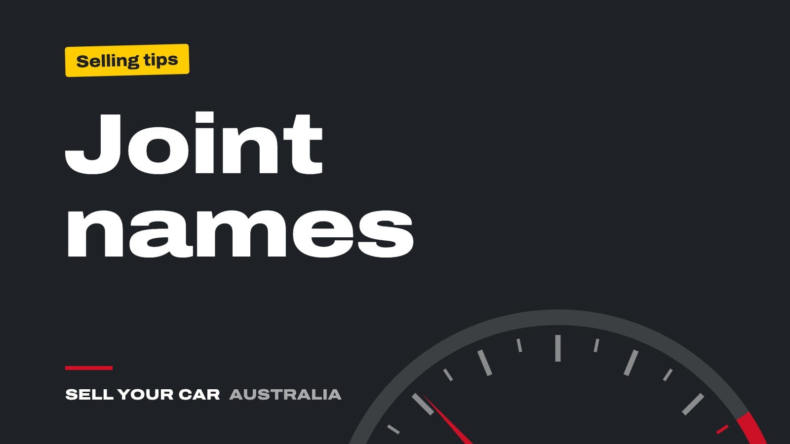 Guide cover: Joint names