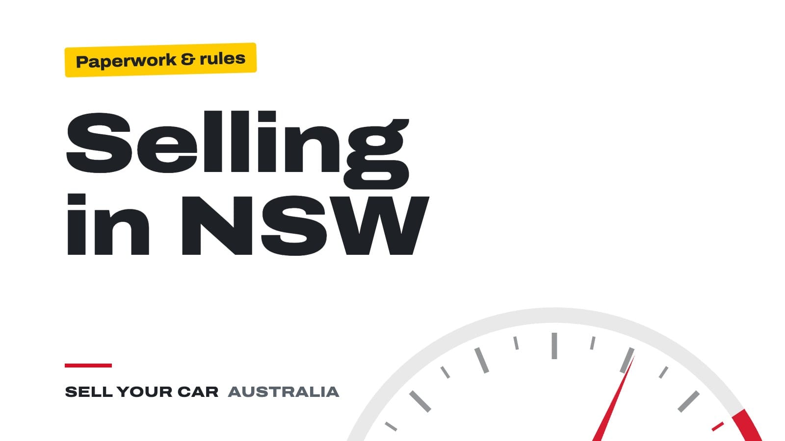 Guide cover: Selling in NSW