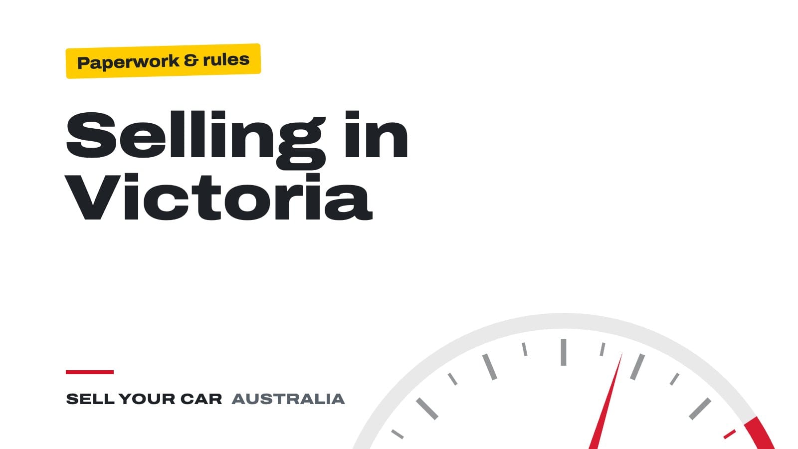 Guide cover: Selling in Victoria