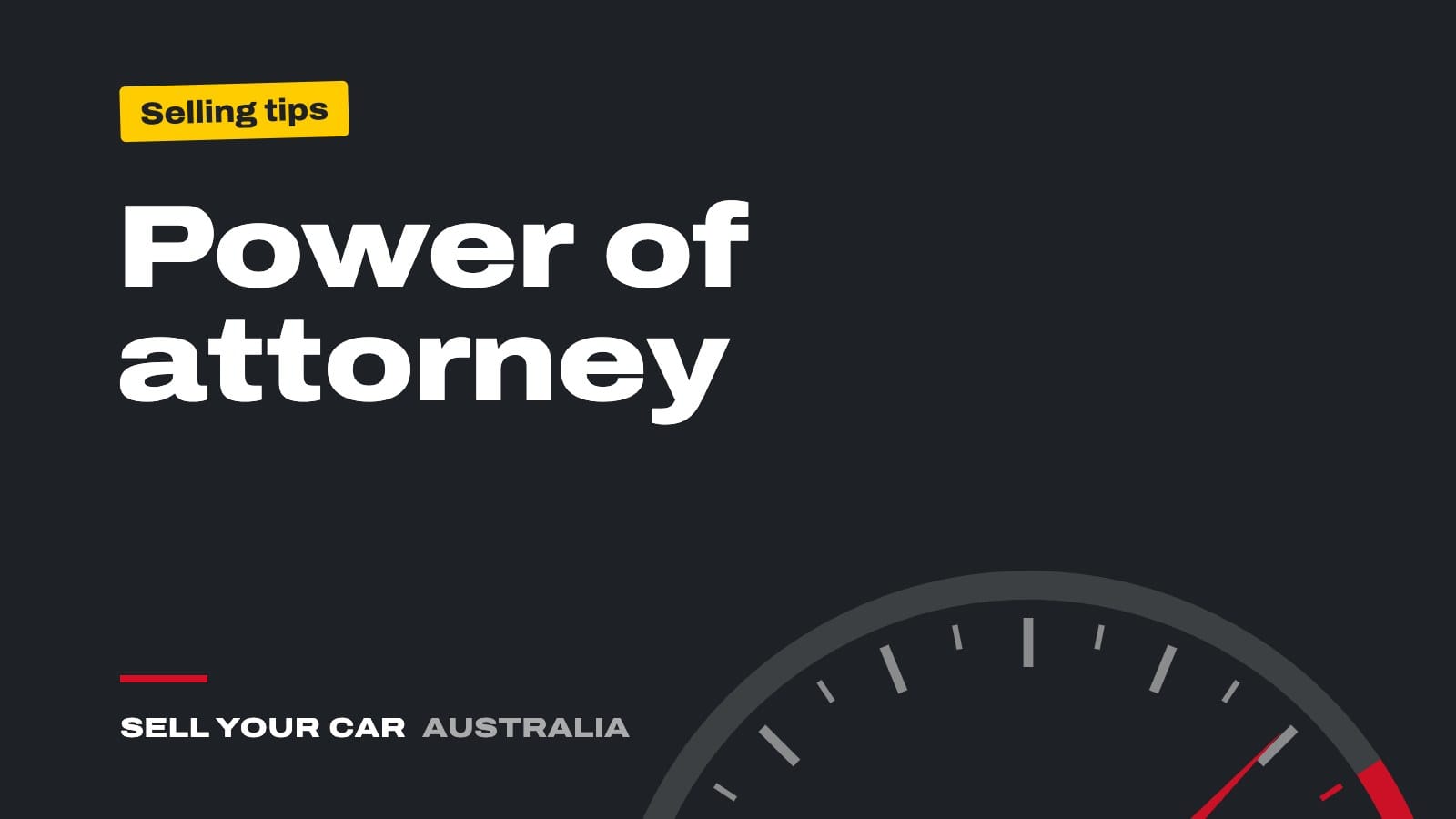 Guide cover: Power of attorney