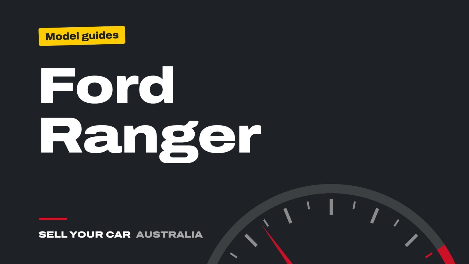 Guide cover: Ford Ranger