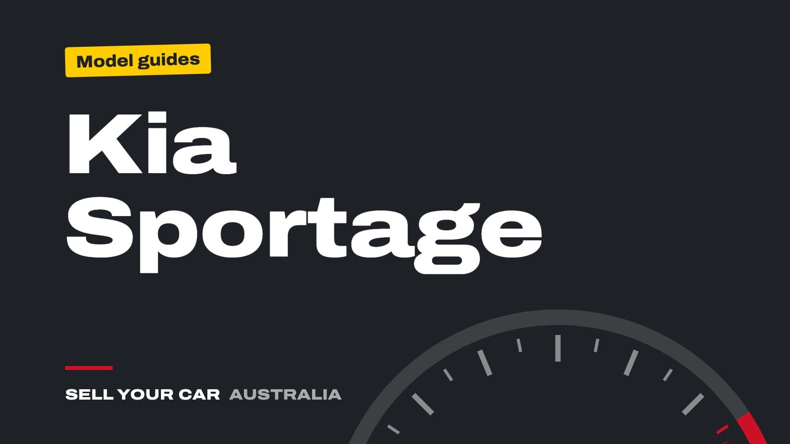 Guide cover: Kia Sportage