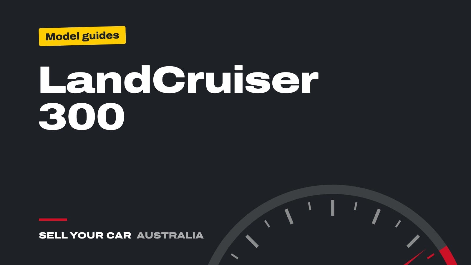Guide cover: LandCruiser 300