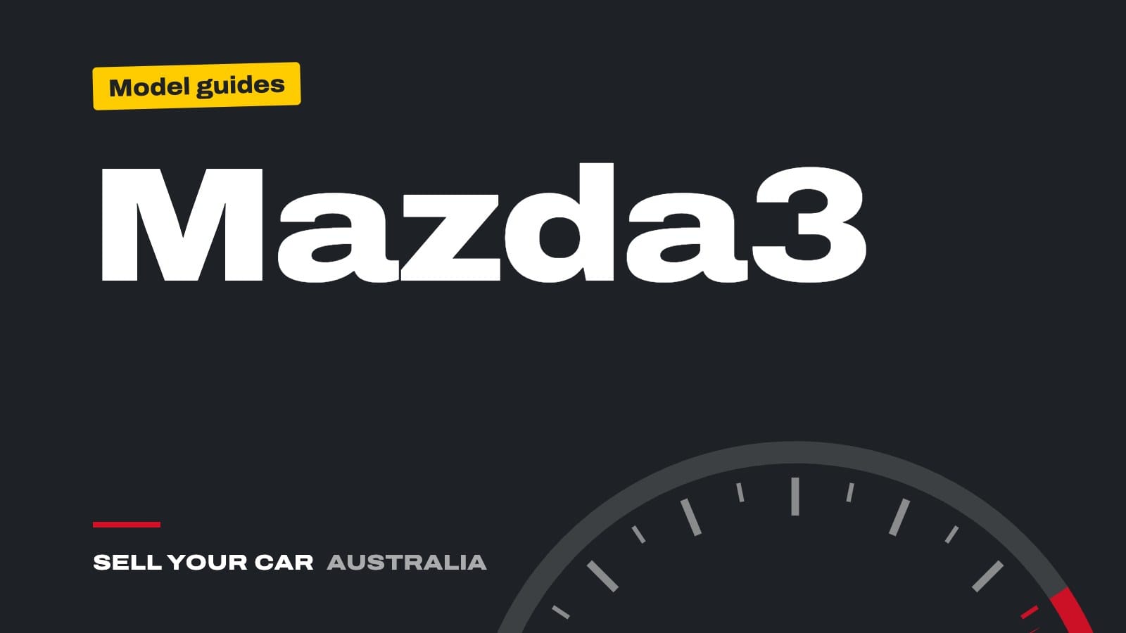 Guide cover: Mazda3