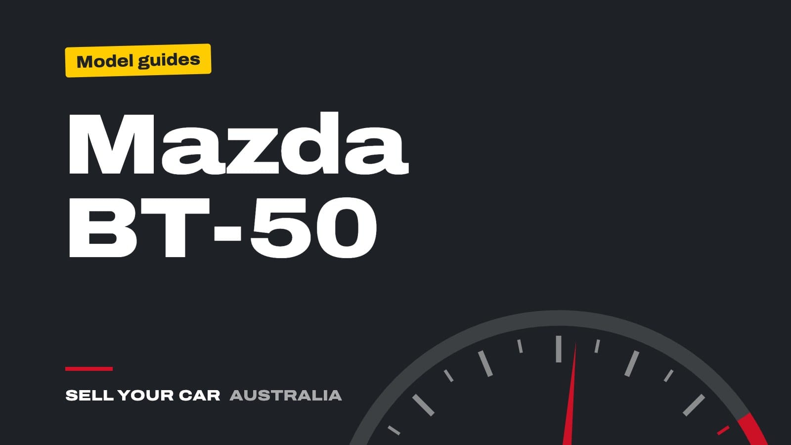 Guide cover: Mazda BT-50