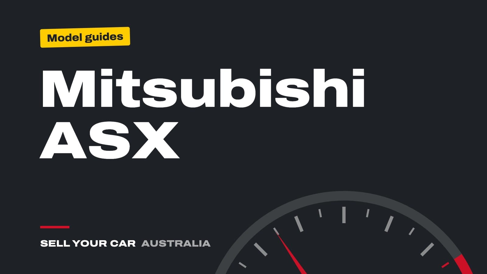 Guide cover: Mitsubishi ASX