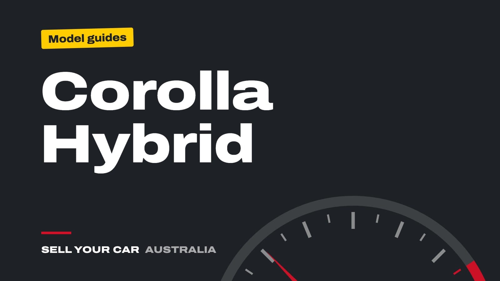 Guide cover: Corolla Hybrid