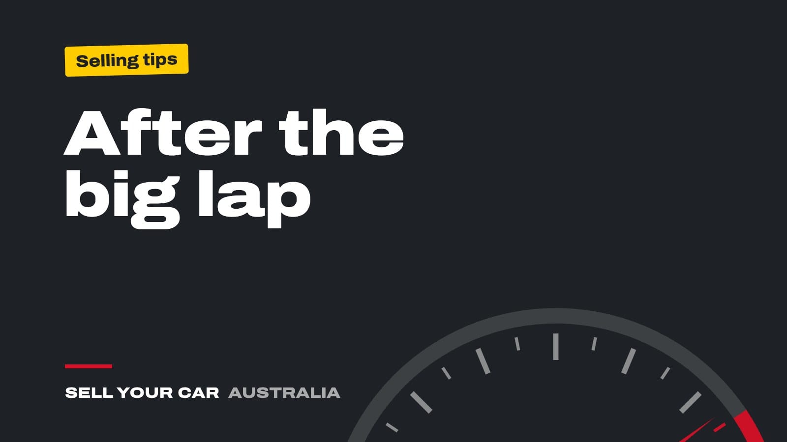 Guide cover: After the big lap