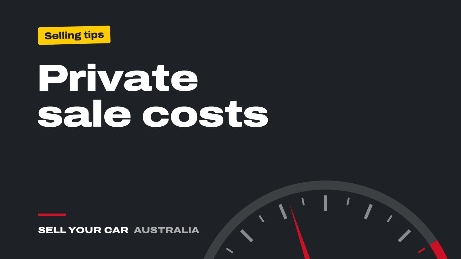 Guide cover: Private sale costs