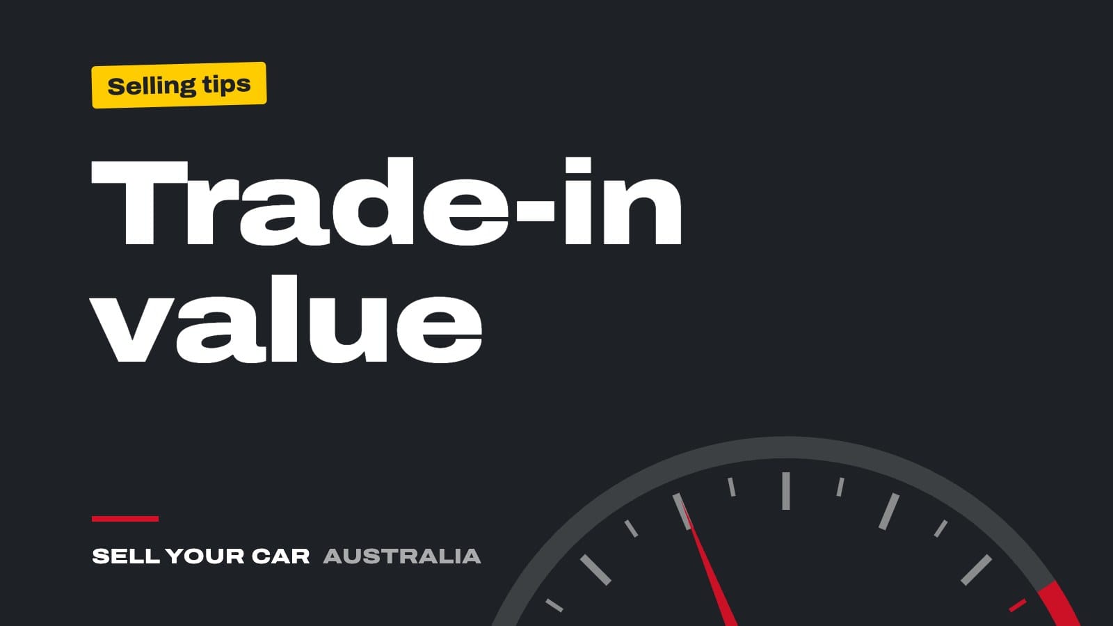 Guide cover: Trade-in value